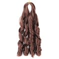 thumbnail image 2 of Wig Large Curl Wig Big Wave Braid Wig Hair Receiving Bundle Double Extensions, wig for Women, 2 of 2