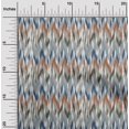 thumbnail image 1 of oneOone Silk Tabby Fabric Chevron Ikat Print Fabric By Yard 42 Inch Wide, 1 of 1