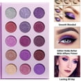 thumbnail image 3 of Purple Eyeshadow Palette 16 Color Matte Glitter Highly Pigmented Pro Makeup Palettes Eye shadow, 3 of 8