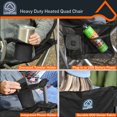 thumbnail image 4 of Camp & Go Black Heavy Duty Heated Quad Chair, 4 of 9