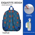 thumbnail image 3 of Night Owl Student Backpack – Cute Snowy Owl Big Eyes Cartoon Pattern With Artistic Night Design, 3 of 6