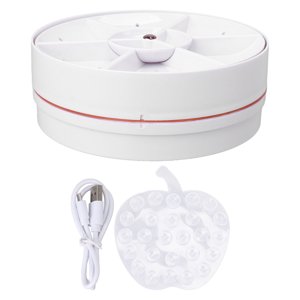 Home portatif Mini Lave-vaisselle Petite installation libre Fruits et légumes Lave-linge sans fil lave-vaisselle rouge