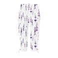 thumbnail image 5 of Womens Relaxed Fit Cargo Pants by Generic XL Solid Black Casual Capris, Drawstring, Cropped, Lightweight, 1 Count, 5 of 5