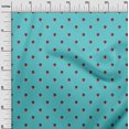 thumbnail image 2 of oneOone Tissu Viscose Georgette Imprimé Fraise au Mètre 42 Pouces de Large, 2 of 4