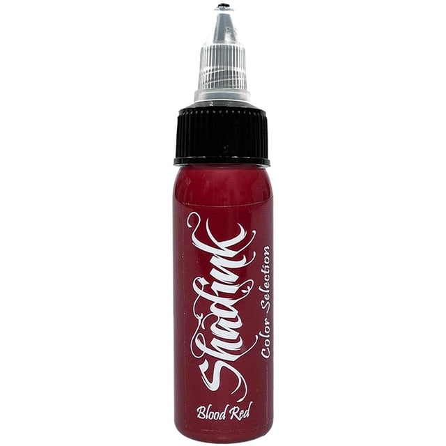 Shadink Blood Red Tattoo Ink Professional Tattooing Inks for Color Portrait, Black & Gray Style