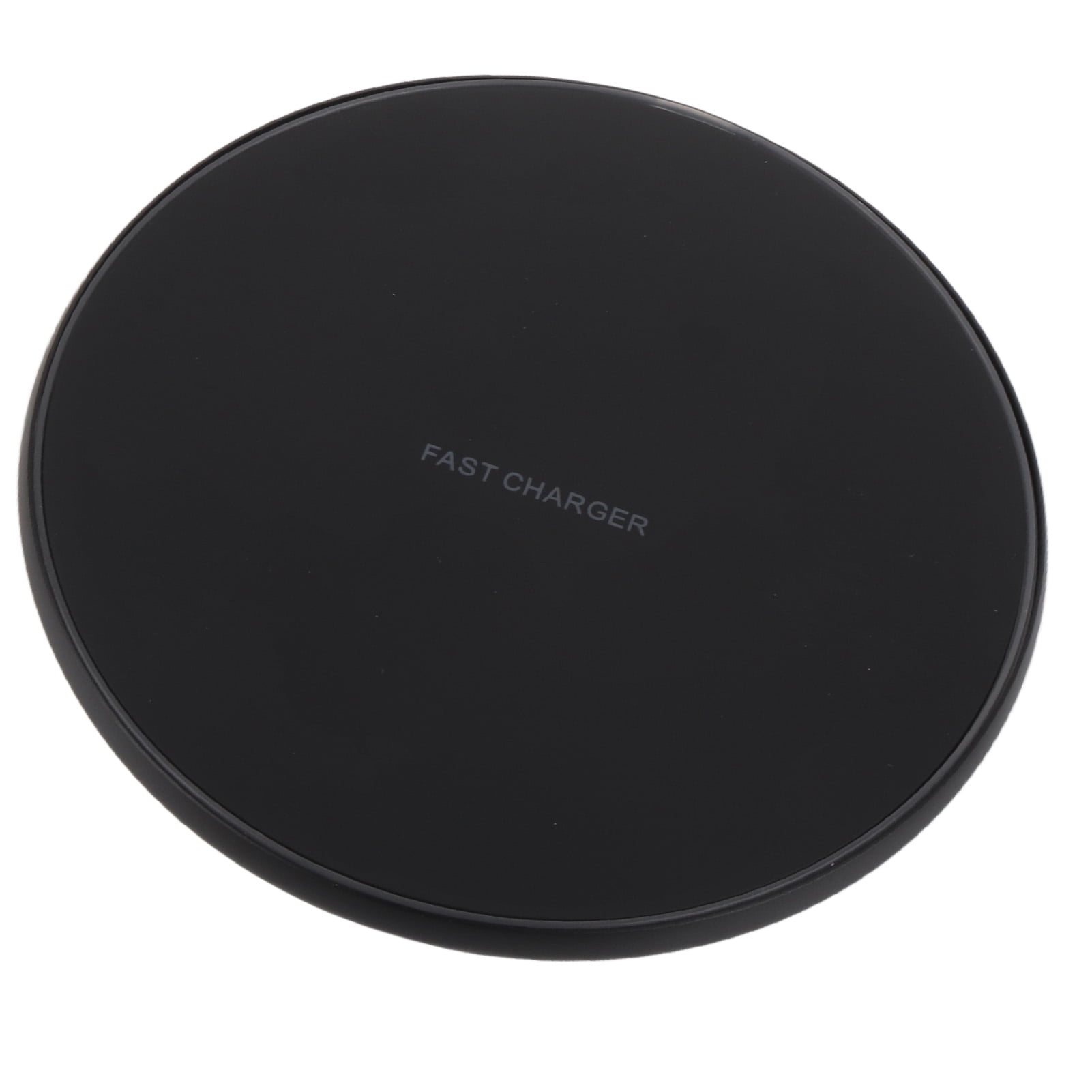 15W Fast Wireless Charging Pad, High Speed Powerful Charging Coil Lightweight Stylish Fast Wireless Charger  for Cell Phones Black
