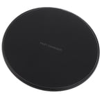 15W Fast Wireless Charging Pad, High Speed Powerful Charging Coil Lightweight Stylish Fast Wireless Charger  for Cell Phones Black