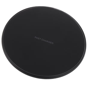 15W Fast Wireless Charging Pad, High Speed Powerful Charging Coil Lightweight Stylish Fast Wireless Charger  for Cell Phones Black