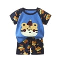 thumbnail image 2 of LSLJS Baby Summer Cute Printed Round Neck Short Sleeve Shorts Set Summer Clothes Kids Clothing Trendy 2024, 2 of 3