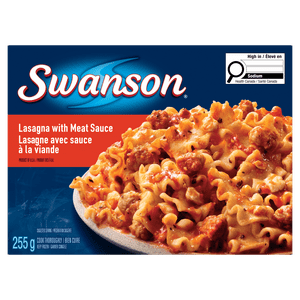 Swanson Lasagna with Meat Sauce Frozen Dinner, Swanson Lasagna with Meat Sauce, 255g