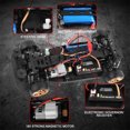 thumbnail image 4 of 1/18 RC High-Speed Drift Racing Car 60km/h 4WD Off-Road 2.4GHz Remote Control Alloy Body Emergency Brake for Kids Adults, 4 of 8