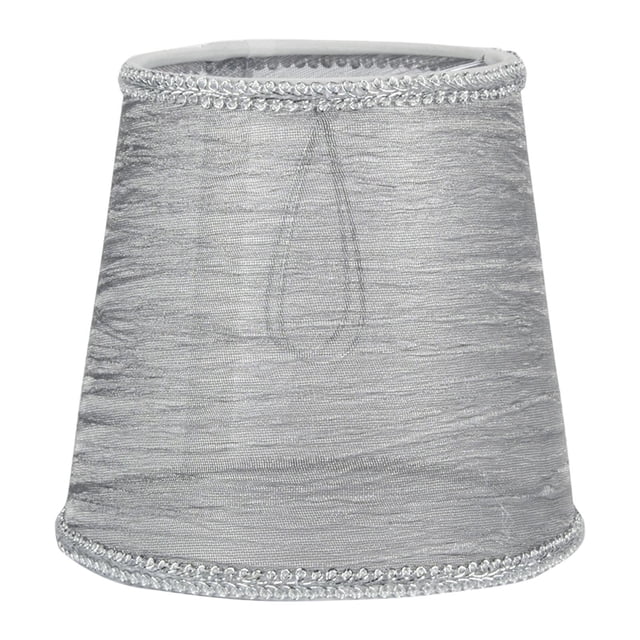 Transparent Lamp Shade Lightweight Fabric Lampshade for Pendant Light Gray