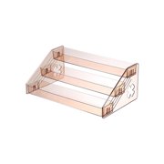 Czzoypi Desktop Organizer, Elegant Design Desk Organizer with Multiple Compartments, Thickened PET Material Office Desk Storage for Stationery Gadgets Documents