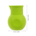 thumbnail image 2 of OULII 3Pcs Green Silicone Melting Pots for Baking Chocolate Butter and Candy Melting, 2 of 6