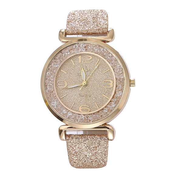 RKSTN Watches for Women FashionCrystal Stainless Steel Analog Quartz Wrist Watch Watches