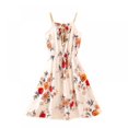 thumbnail image 1 of Boho Robe Femmes Été Sans Manches Longue Mousseline de Soie Bohème Sexy Plage de Bord de Mer Slim Robe Maxi, 1 of 3