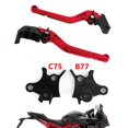 thumbnail image 1 of Motorcycle Long Clutch Brake Lever fit for BMW R1200GS Adventure (LC) 2014-2018 Red, 1 of 10