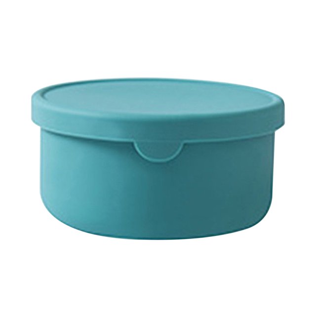 CEHVOM Silicone Lunch Box, Vegetable And Fruit Refrigerator Fresh-keeping Box, Portable And Sealed