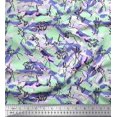 thumbnail image 1 of Soimoi Modal Satin Fabric Animals Brush Stroke Fabric Prints by Yard 42 Inch Wide, 1 of 3