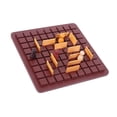 thumbnail image 4 of TISHITA Board Game Interactive Game Montessori Wooden Brain Teaser for Travel Family 17x17cm, 4 of 8