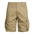 thumbnail image 2 of LSLJS Mens Fashion Sports Multi-Pockets Casual Summer Solid Zipper Short Pants, Mens Shorts Summer Clothes, 2 of 5
