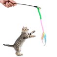 thumbnail image 2 of Cat Teaser Wand Creative Funny Fake Feather Cat Teaser Toy Pet Interactive Toy, 2 of 10