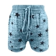 thumbnail image 3 of Leutsin Shorts de Sport Décontractés à Cordon pour Femmes avec Poches Imprimées, 3 of 5