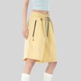 thumbnail image 3 of TMOYZQ Shorts de Randonnée pour Femmes Légers à Séchage Rapide Shorts de Golf Résistants à l'Eau avec Poches à Fermeture Éclair, 3 of 5