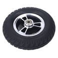 thumbnail image 4 of Jadeshay Roue de Fauteuil Roulant, moyeu en Acier allié de Roue en PU, Remplacement de Pneu antidérapant pour Chariot 7 Po, 4 of 8