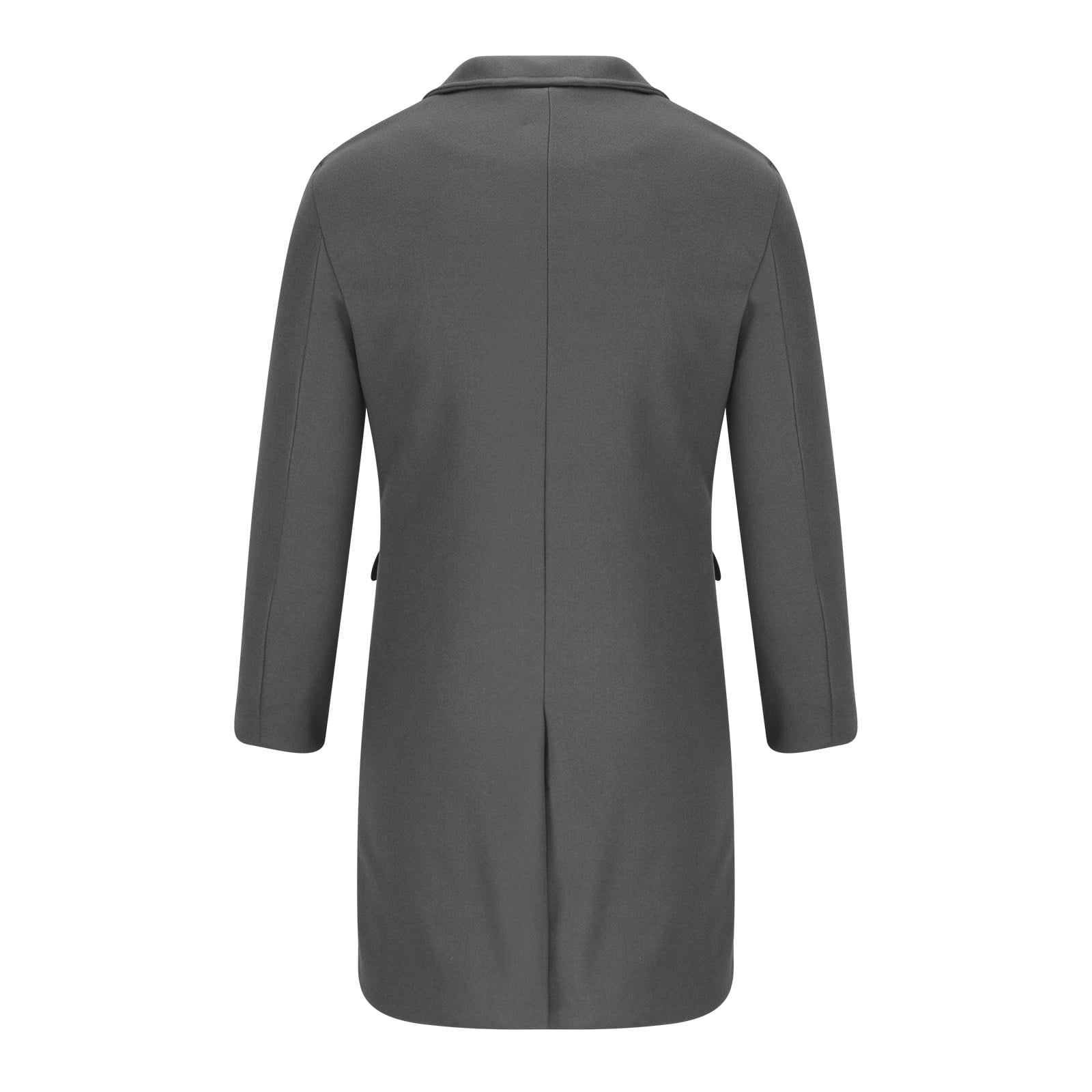 EQWLJWE Man Trench Coat Clearance Winter Classic Notched Lapel
