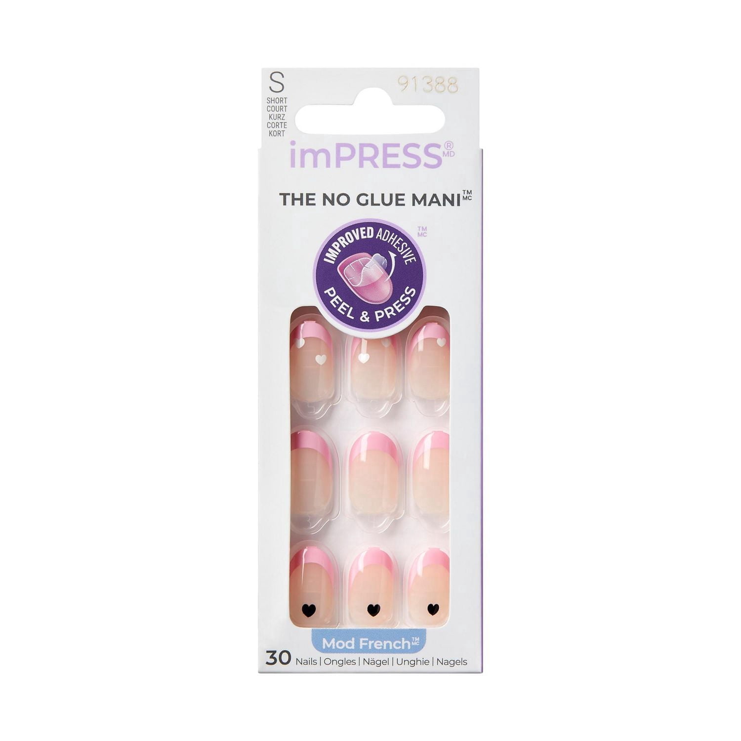 imPRESS Française - la Manucure Sans Colle, Ditto, Ovale Court