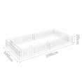 thumbnail image 4 of vidaXL Gabion Lit Surélevé Acier Galvanisé 200x100x20 cm, 4 of 4