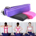 thumbnail image 4 of Cotton Yoga Stretch Strap Training Belt Leg Fitness Exercise Gym> B8V2, 4 of 8