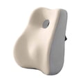 thumbnail image 4 of Esquirla High Back Support Pillow Lumbar Support Pillow for Sofa Office Chair Driving White Gray, 4 of 8