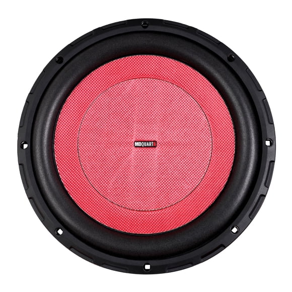 MB Quart 12" Shallow Wall Mount Stereo Subwoofer with 600W Peak Power, Black