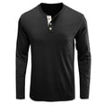 thumbnail image 5 of KIHOUT Spring Winter Sweatshirts for Men, Men Long-Sleeve Beefy Muscle Basic Solid Pure Color Blouse Tee Shirt Top Long Sleeve Round-Neck Blouses &, Size S-2XL, 5 of 5