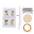 thumbnail image 4 of HLONK Mini Métier à Tisser Boucles Tricot Kit Tressage Machine à Cheveux Enfant, 4 of 8