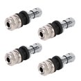thumbnail image 4 of 4Pcs Car Tubeless Wheel Tire Valve Stem Metal  In High Pressure Flush Mount Rear, Made of Solid Brass and Iron Material, Durable In Using, Comes with EPDM Rubber O  Seal, 4 of 8