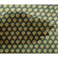 thumbnail image 4 of oneOone Viscose Chiffon Fabric Floral & Flying Swan Block Printed Fabric 1 Yard 42 Inch Wide, 4 of 4