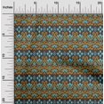 thumbnail image 1 of oneOone Viscose Chiffon Fabric Swirl Ikat Print Fabric BTY 42 Inch Wide, 1 of 4