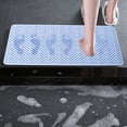 thumbnail image 1 of Rectangular Bathroom Mat Antis Slip Mat Household Shower Room Shower Antis Fall Suction Cup Floor Mat Bathroom Massage Foot Mat, 1 of 7