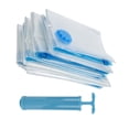 thumbnail image 3 of Lasting Sealing Vacuum Storage Bag, Quilt Vacuum Storage Bag, Double Closure For Business Trip Blanket Clothes Travel Home Use Vacuum Storage Bag+Hand Pump, 3 of 8