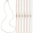 thumbnail image 1 of 12Pcs Stainless Steel Chain Necklace for Jewelry Making Pendant Necklace Compatibility 304 Stainless Steel 18 Inches, 1 of 8