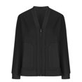 thumbnail image 4 of Pisexur Manteau d'Hiver pour Homme Mode Manteau Uni de Tempérament à Manches Longues Sans Capuche Manteau Décontracté d'Extérieur Vestes Manteau d'Hiver pour Homme Coupe-Vent Veste Veste Chaude, 4 of 5