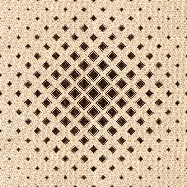 Ahgly Company Tapis d'Intérieur Lavable en Machine Carré Transitionnel Bronze Brun, 6 Pieds Carré