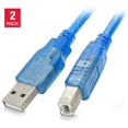 thumbnail image 1 of [2Pack] Câble d'Imprimante 1,8 M USB 2,0 CB-193-180, 1 of 2