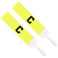 thumbnail image 1 of 2Pcs Adjustable Football Soccer Captain Armband for Rugby and Basketball Players, 1 of 9