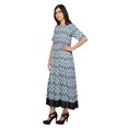 thumbnail image 2 of Moomaya Kurti Longue Imprimée Tenue d'Été Tunique Ligne A pour Femmes, 2 of 5