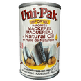 thumbnail image 1 of Uni-Pak Imported Mackerel in Natural Oil, 155g, Contains: Fish, 1 of 4