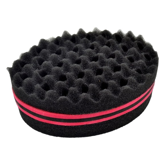 Oval Curling Black Curling Sponge Black Perm Curls Messy Hair Finishing Dual Use